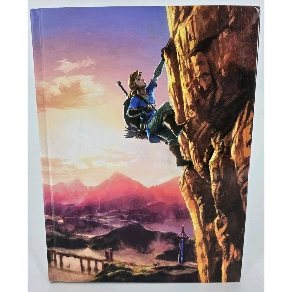 Breath of the Wild Guidebook Hardcover‎ legend of Zelda With Map
